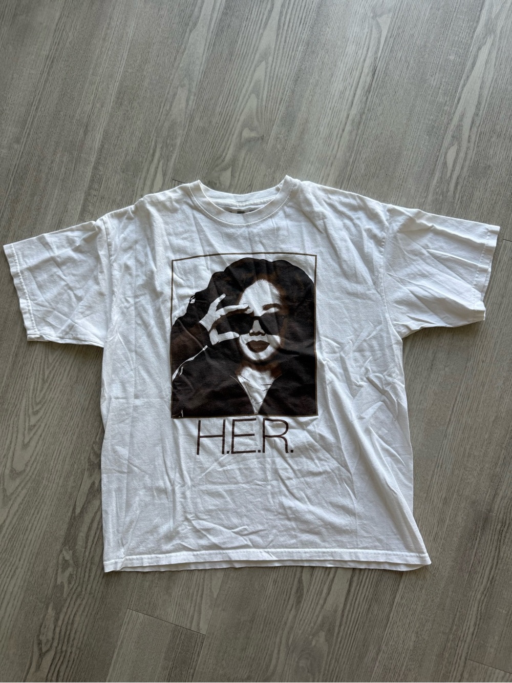 H.E.R. Graphic Tee in White